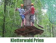 Kletterwald Prien am Chiemsee - Abenteuer in den Bäumen. (©Foto: Veranstalter)